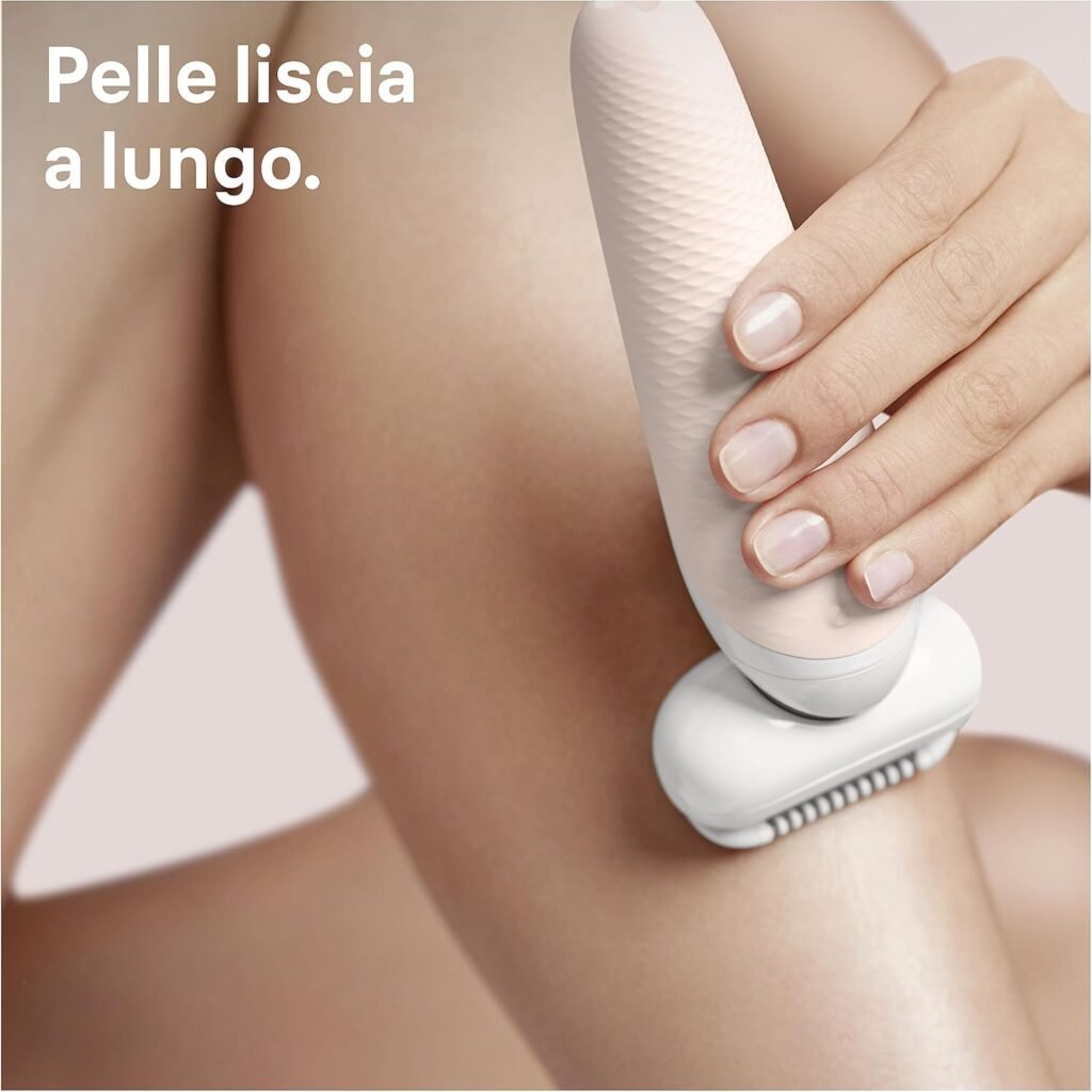 Epilatore elettrico Braun Silk-épil 9 Flex - Wet & Dry - Testina flessibile - Rasoio Donna - Epilazione semplice - Testina radente - Idea Regalo - Festa della Donna - 9-006 Flex.