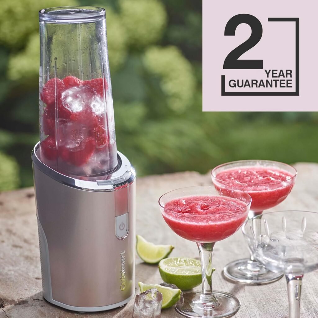 Frullatore portatile senza fili da 450 ml con tazza di miscelazione Tritan BPA-Free e coperchio incluso. Perfetto per frullati freschi ovunque tu vada!