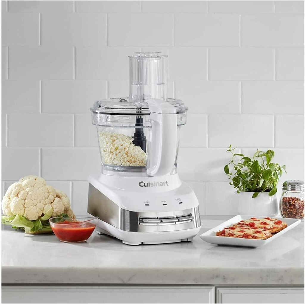 Robot da cucina multifunzione Cuisinart FP-110 Core Custom da 10 tazze, bianco e inossidabile.