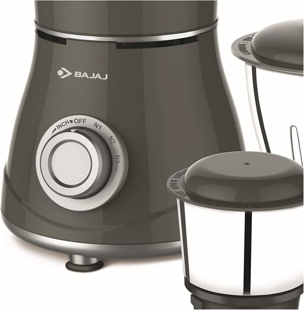 Frullatore in vetro Baja Stormix 750 W con 3 caraffe in acciaio inossidabile. (Argento e grigio) - Immagine del prodotto