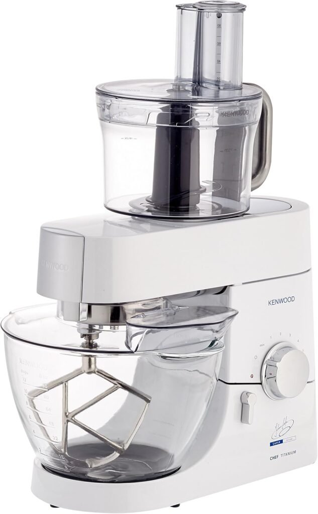 Kenwood Limited KMC014 Chef Titanium Lafer Ed, Acciaio Inossidabile, Bianco, 25x30x40 cm - Immagine del prodotto per la cucina moderna.