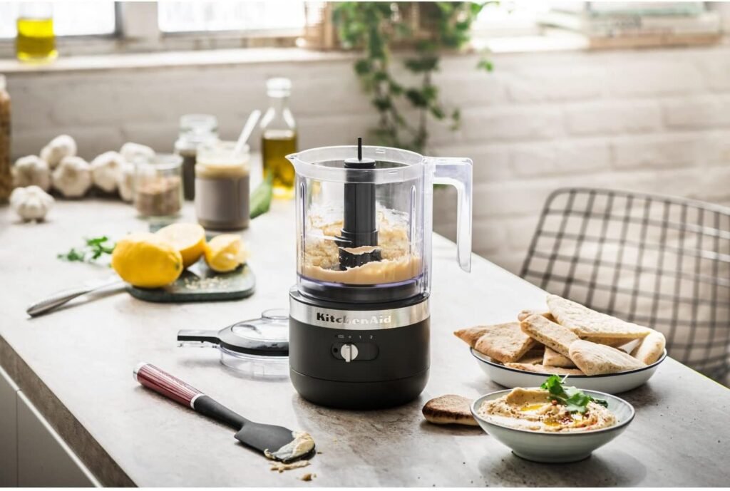 Mini Processore Alimentare KitchenAid 1,19L Cordless - Nero Opaco