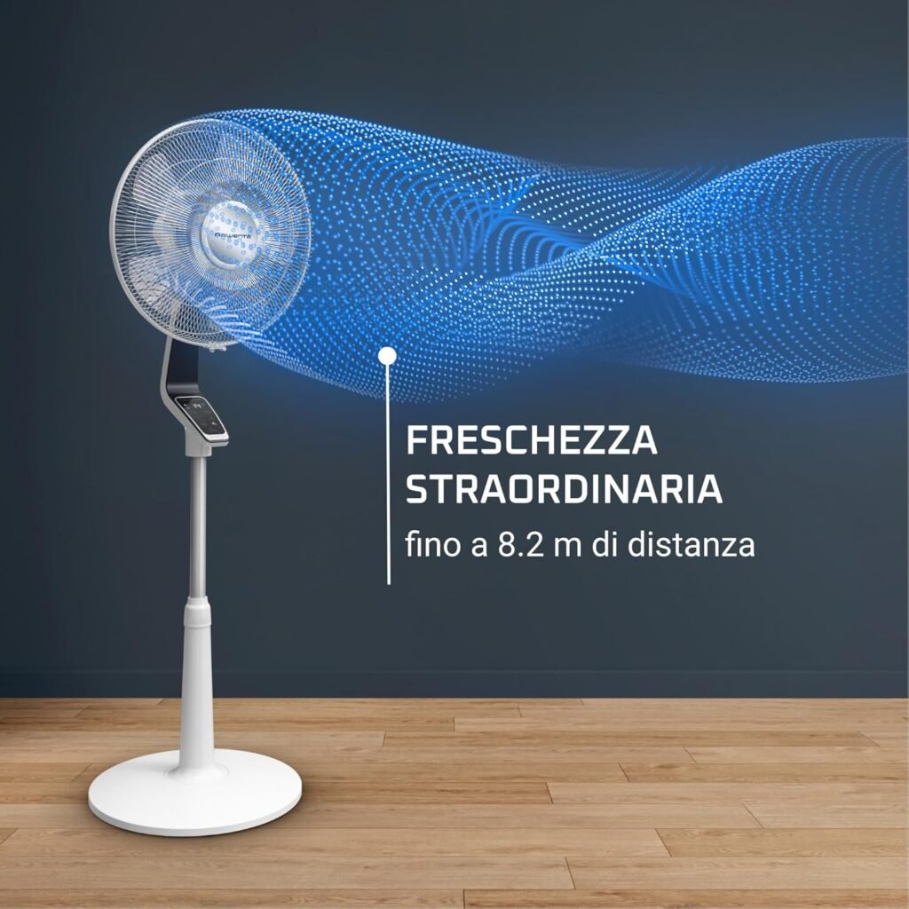 Ventilatore a Piantana Rowenta Turbo Silence Extreme, Potente e Efficiente - VU5690F0