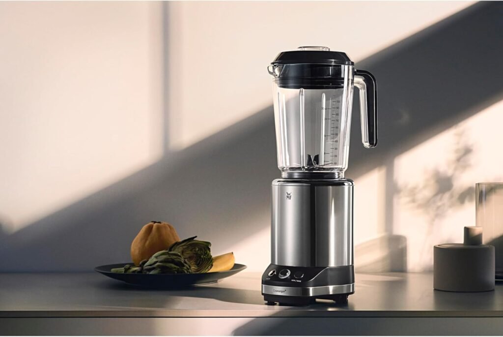 Frullatore multifunzione WMF Kult, 1,2 L, 900 W, Puls Stufe - Accessori Cromargan/Argento