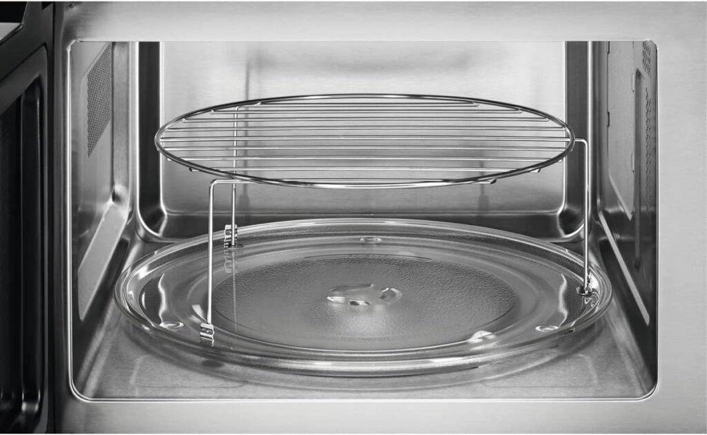 Microonde da incasso AEG MBB1756DEM, 60 cm, touch/grill, display con orologio [Classe di efficienza energetica B]