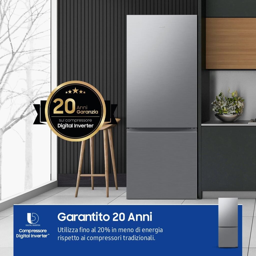 Combi 75 cm CL. E 508L [Classe di efficienza energetica E] - Frigorifero a doppia porta con capacità di 508 litri, ideale per conservare i tuoi alimenti in modo efficiente ed ecologico. Acquista ora e risparmia energia!