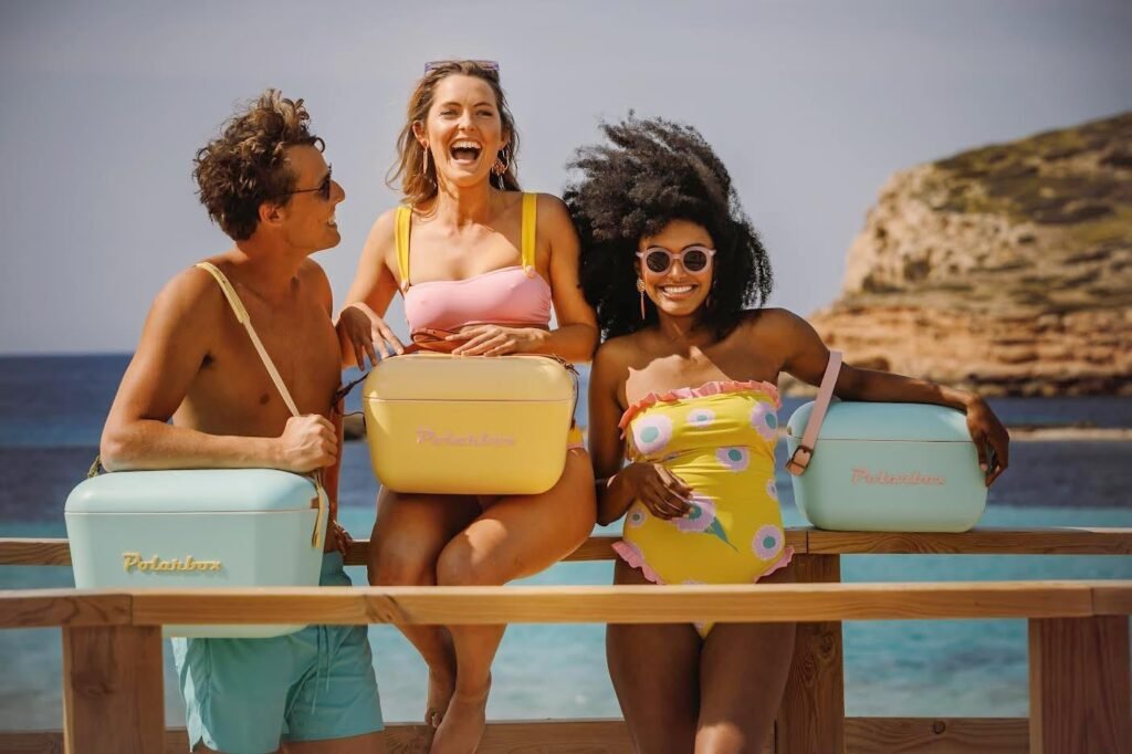 Frigo Passivo Vintage Lt.13 Giallo - Immagine del prodotto retro Frigorifero Passivo da 13 litri di colore giallo.