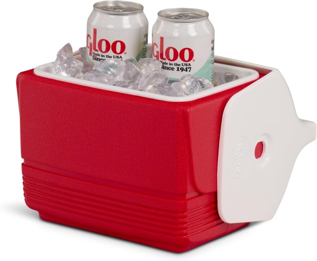 Igloo Mini dispositivo di raffreddamento Playmate, rosso/bianco, 4 Qt - Immagine del prodotto
