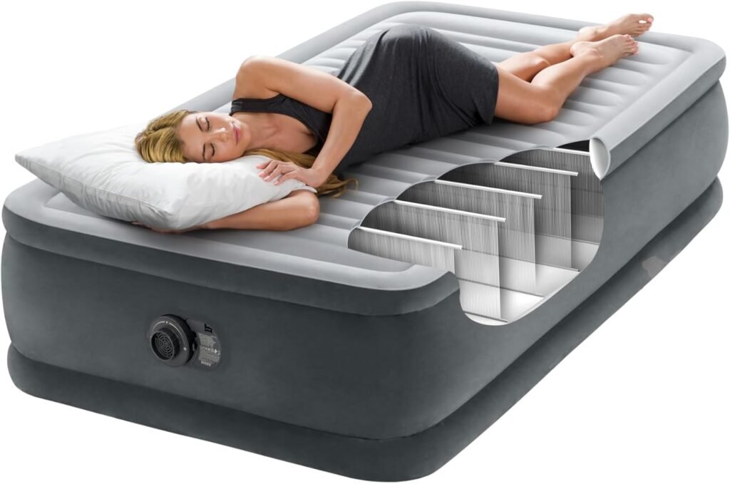 Materasso Intex 64412ND Dura-Beam Comfort Plush Elevated Singolo, 99x191x46 cm