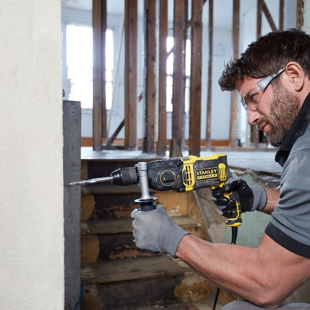 Trapano Stanley FMEH1100K-QS da 1100 W con valigetta - Immagine del prodotto.