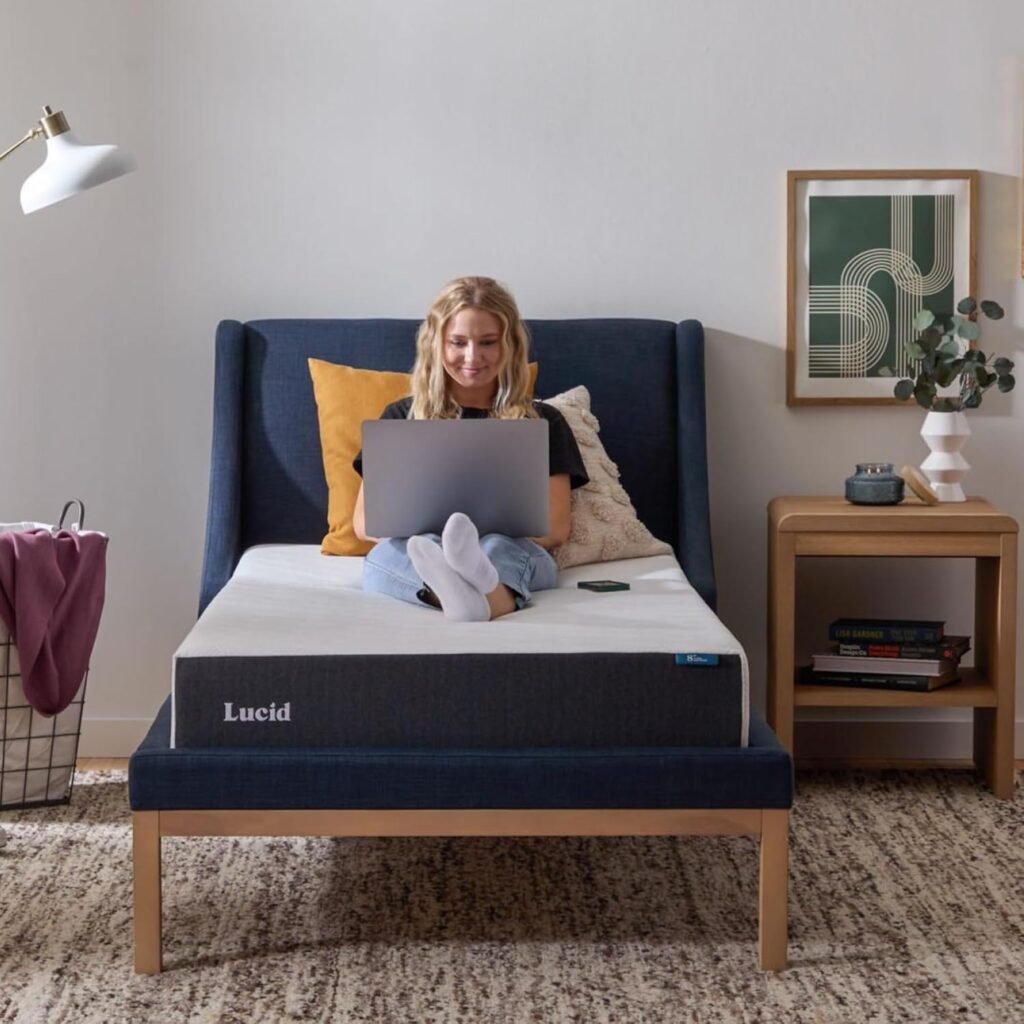 Materasso memory foam morbido con gel rinfrescante e carbone di bambù - Matrimoniale 160 x 200 cm - Alta qualità - Comodo e traspirante