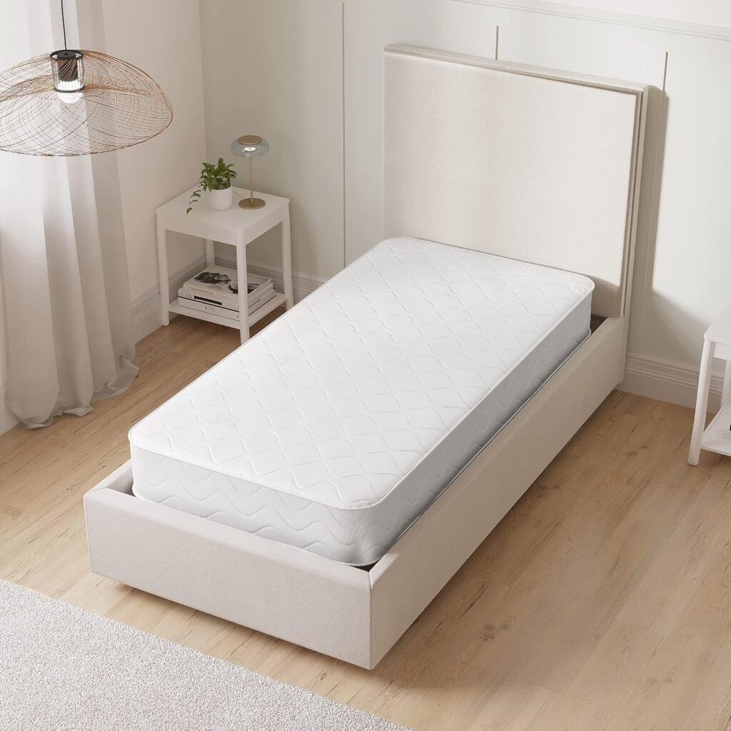 Materasso singolo piccolo a molle singolo in memory foam, 75 x 190 cm, Bianco - Starlight Beds Fast FBR1102. Acquista ora!