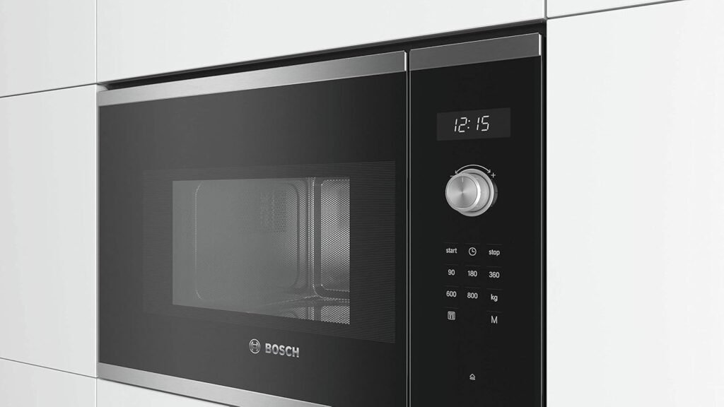 Forno a microonde Bosch Serie 6 BFL524MS0 Incasso Solo 20L 800W Nero, Acciaio inossidabile