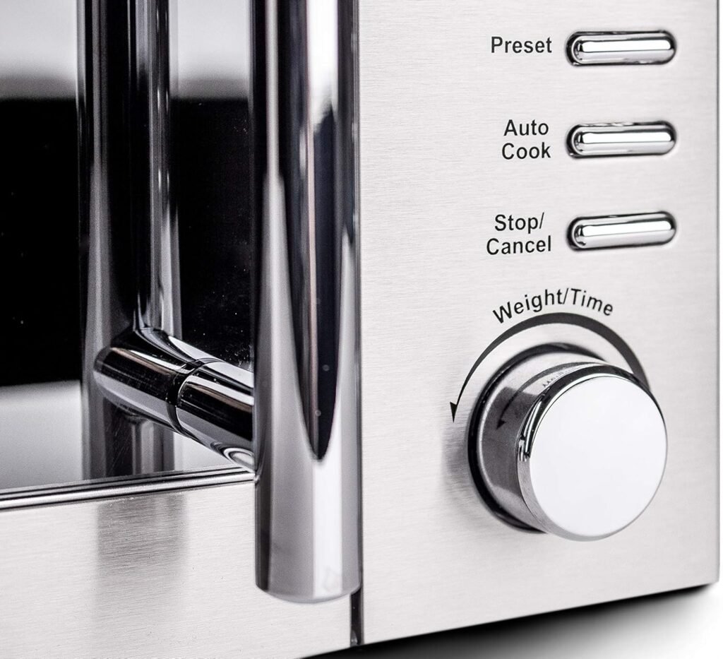 Microonde Haden 195579 da 20 litri, Elettrodomestici, Potenza 800 W, 26,2 x 45,2 x 39,3 cm, 5 Livelli di Potenza, 8 Programmi di Cottura Automatica, Lucchetto per Bambini.