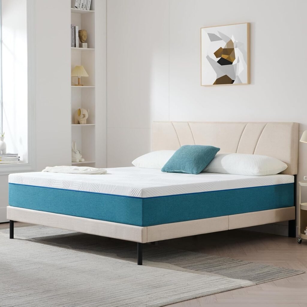 Materasso king size in memory foam traspirante - rigidità media - dimensioni 150x200x25 cm - Perfetto supporto per il corpo - Lunga durata - Ideale per il letto king size.