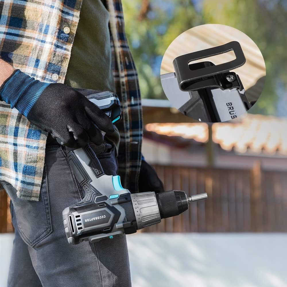 Trapano a batteria Cecotec CecoRaptor Perfect Drill 4020 Brushless Ultra - Batteria 20V 4000mAh - 2000 giri/min - 46 Nm - 25+1 posizioni - 2 velocità.