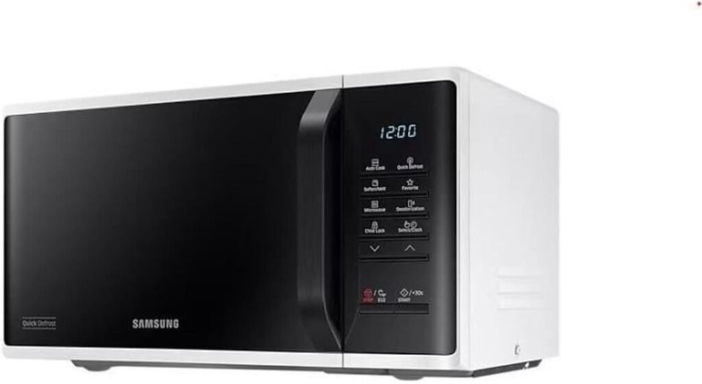 Forno a microonde Samsung MS23K3513AW da appoggio, 700 W, bianco - forni a microonde (da appoggio, 700 W, pulsanti, bianco, LED, 1100 W) - Immagine del prodotto.