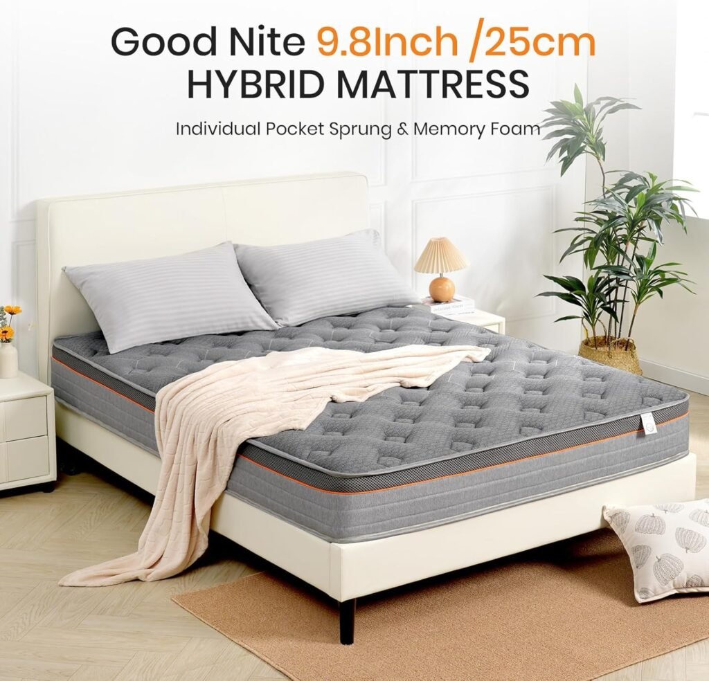 Buona Notte Materasso Singolo Ibrido in Foam Grigio