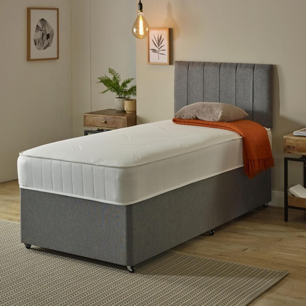 Starlight Beds Materasso Caldo per Dormire, Premium per l'inverno - Memory Foam, Bianco, Singolo