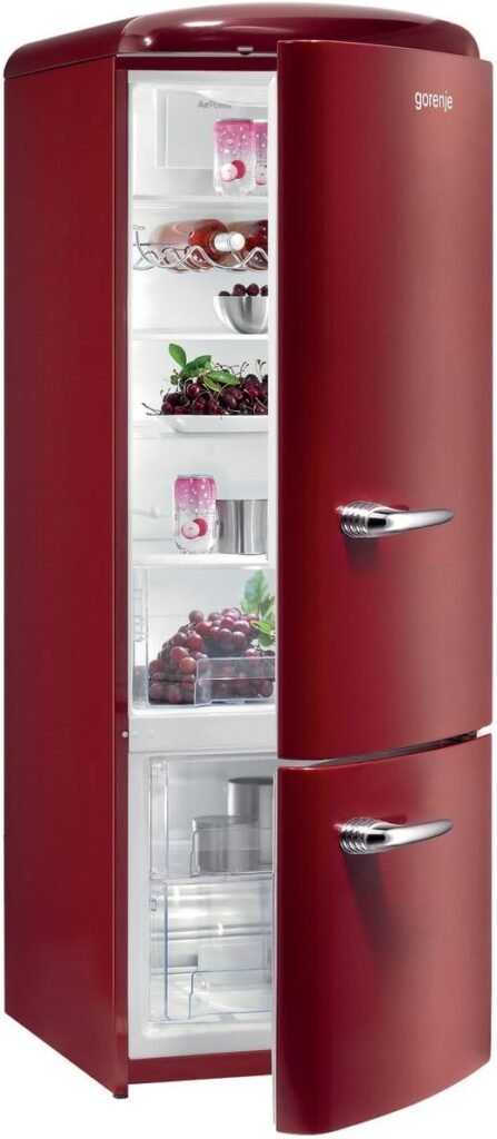 Frigorifero Gorenje RK60319OR Libera installazione 284L A++ Bordeaux, Metallico - Acquista Ora!