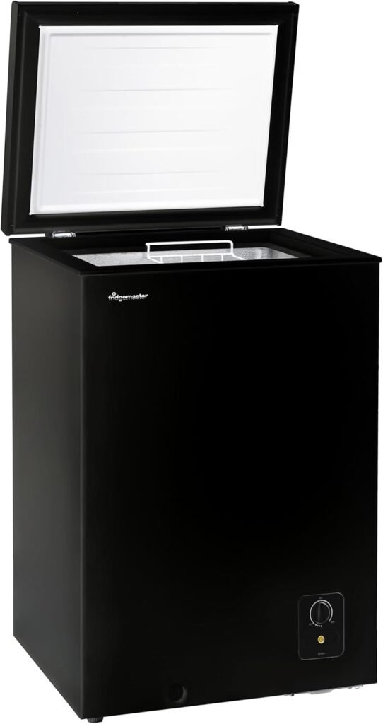Congelatore Fridgemaster MCF96EB Chester 95 L Valutazione 4 stelle Energetica E - Nero Dimensioni: 47,9 D x 54,6 W x 85,4 cm