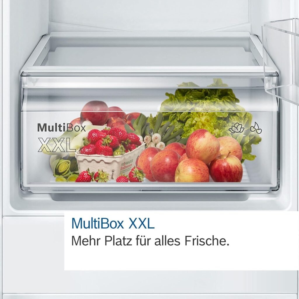 Frigorifero-congelatore Bosch Elettrodomestici Serie 2, 186 x 60 cm, Inox look, KGN36NLEA [Classe di efficienza energetica E]