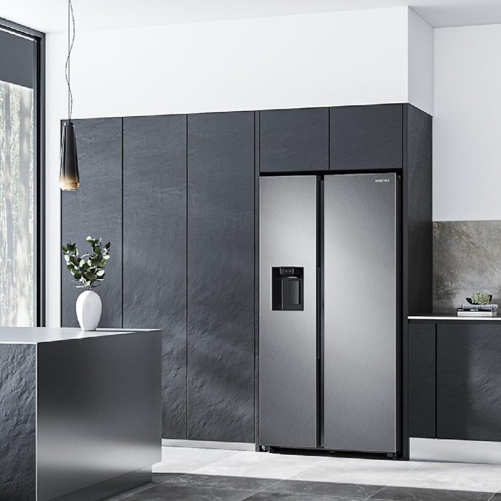 Samsung RS64DG53M3SL/EF - Frigorifero Side by Side, 635 Litri, No Frost, Inox, Classe energetica E [Classe di efficienza energetica E] - Immagine del prodotto.