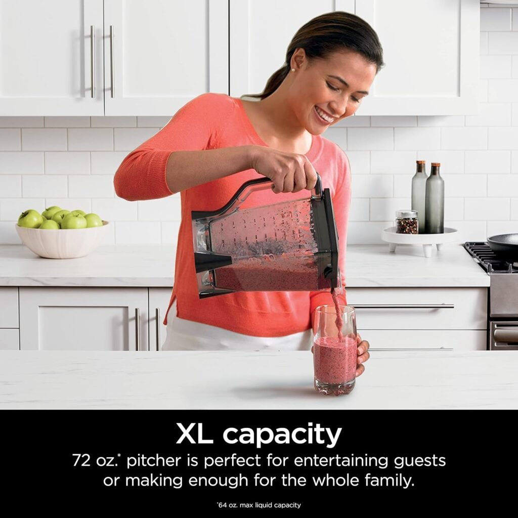 Frullatore Ninja BL610 - Frullatore Potente da 1000W con 4 lame affilate - Acquista ora e prepara frullati perfetti ogni giorno!