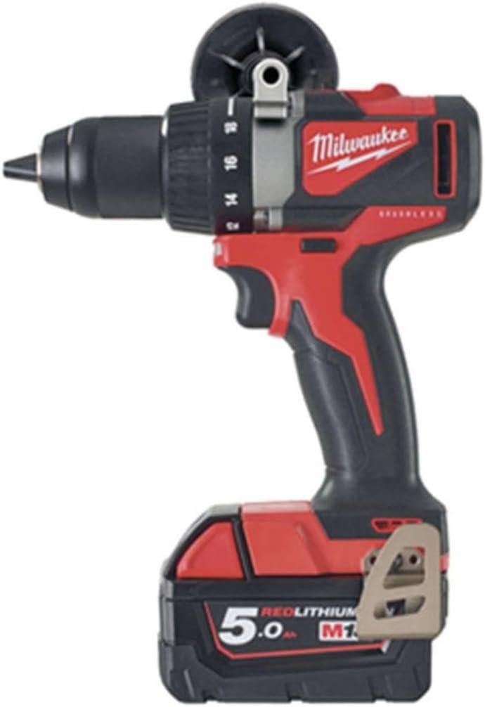 Trapano battente Milwaukee 18 Volt 5,0Ah Brushless nella valigetta HeavyDuty