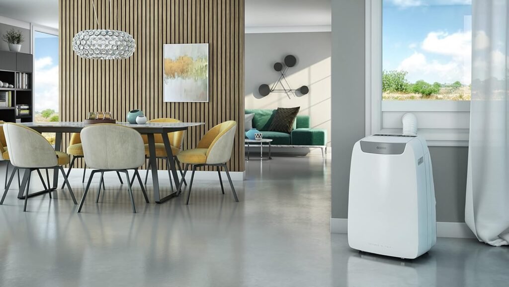 Climatizzatore portatile Olimpia Splendid Dolceclima 14 HP Wifi, 14.000 BTU/h, Classe A+, Potenza 3,5 kW, Funzioni Raffrescamento, Deumidificazione e Ventilazione, Wifi Integrato.