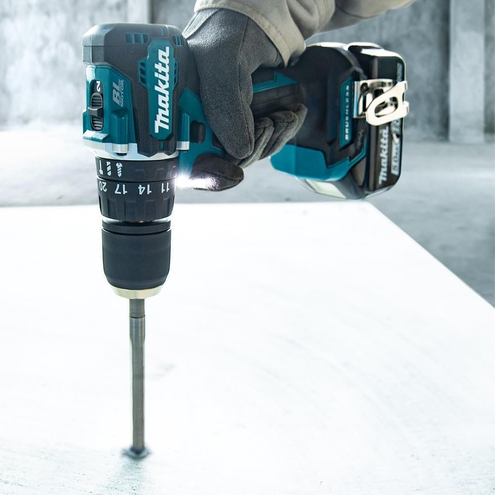 Trapano a percussione Makita DHP487Z Batteria 18V Brushless 40Nm